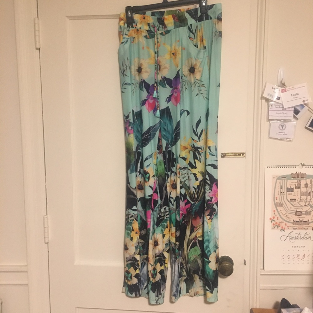 Babette lepore flowy pants/swim pants